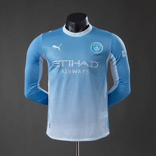 Manchester City Manchester City 26/27 Home Player Version Long Sleeved Jersey S-3XL