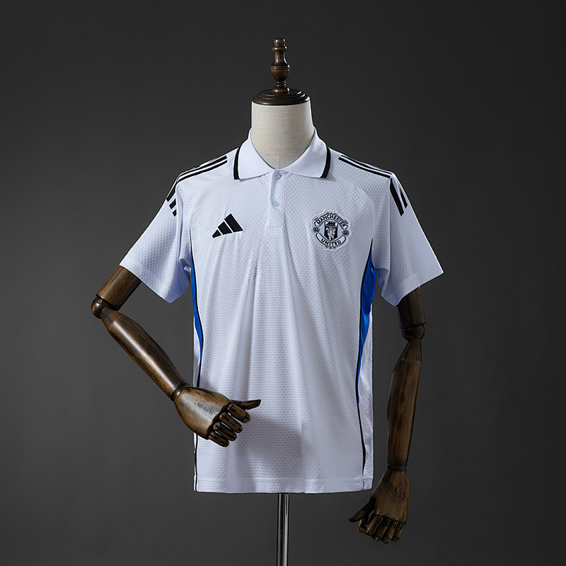 Manchester United M-U 25/26 POLO - White S-XXL