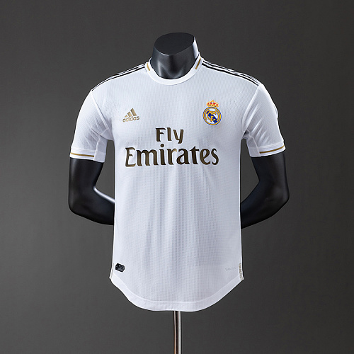 Real Madrid Real Madrid 19/20 Home Player Version Retro Jersey S-3XL