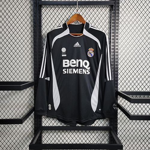 Real Madrid Retro 06-07 Real Madrid Two Guest Long Sleeve Size S-XXL