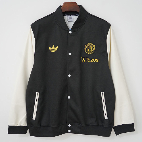 Manchester United 24/25 Manchester United Chinese New Years Varsity Black White Jacket