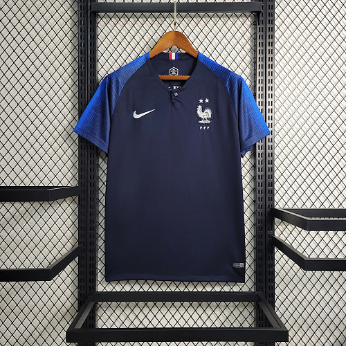 France Retro version 2018 World Cup France home size S-XXL