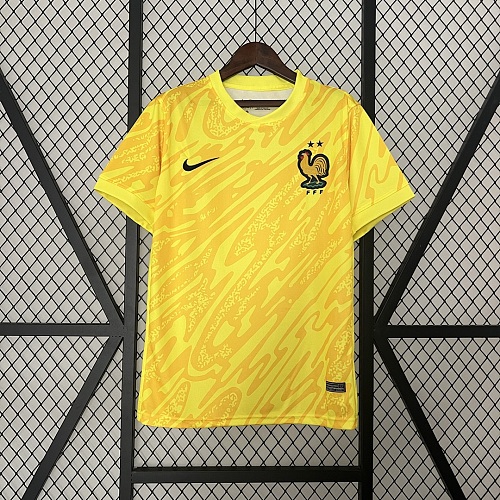 France 2024 Goalkeeper France Yellow S-XXL