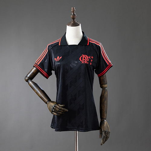 Flamengo Flamengo 25/26 Lifestyler Retro - Black Women's Jersey S-XXL