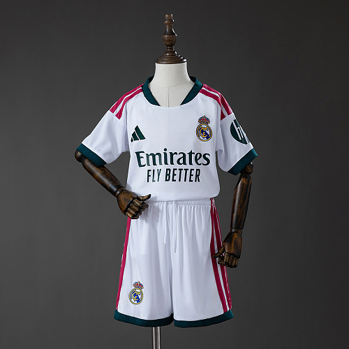 Real Madrid Real Madrid 26/27 Home Kids Kit Jersey Size 16-28