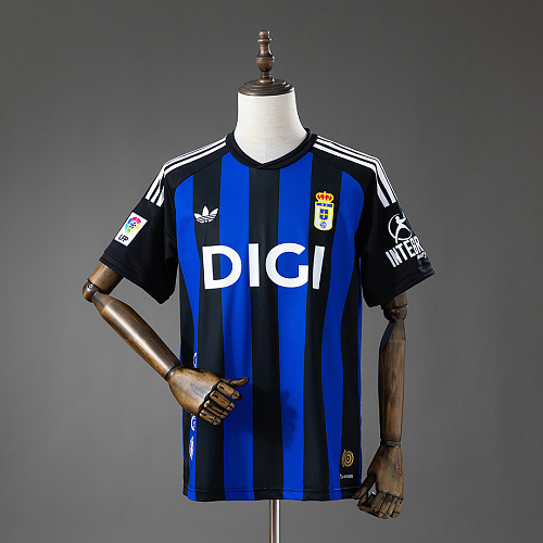 Real Oviedo Real Oviedo 25/26 Retro Style Jersey S-4XL