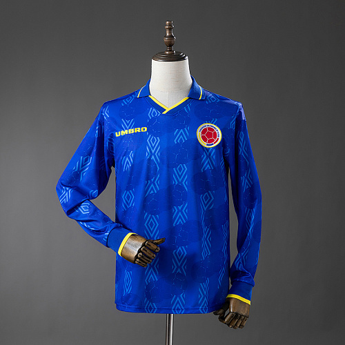 Colombia Colombia 1994 Away Long-sleeved Jersey S-XXL