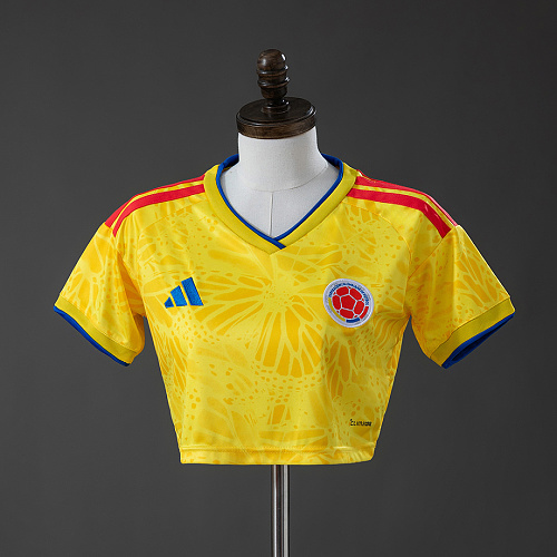 Colombia Colombia 2026 Home Women's Crop Top Style S-XXL