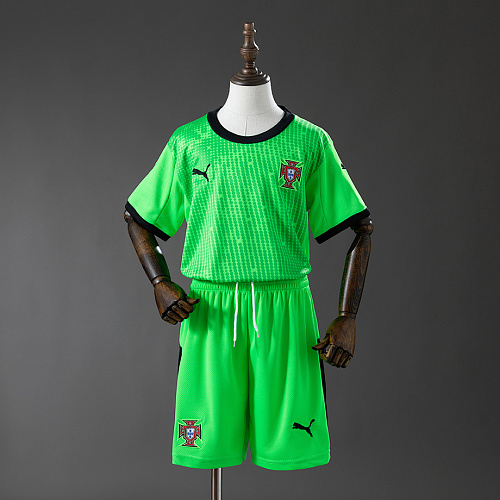 Portugal Portugal 2026 Fluorescent Green Kids Kit Jersey SIZE 16-28