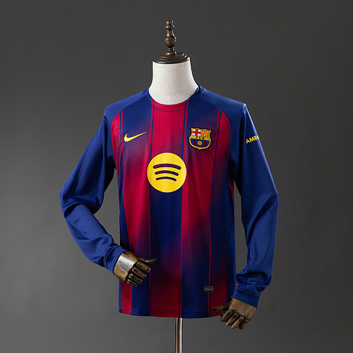 Barcelona 25/26 Barcelona home long sleeve S-4XL