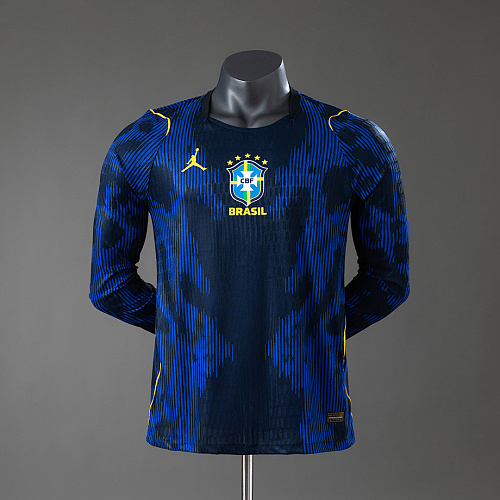 Brazil Brazil 2026 Home Away Long-Sleeve Jersey S-3XL