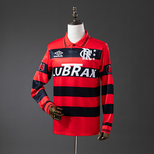 Flamengo Flamengo 1994/95 Home Long Sleeve Retro Retro Jersey S-XXL