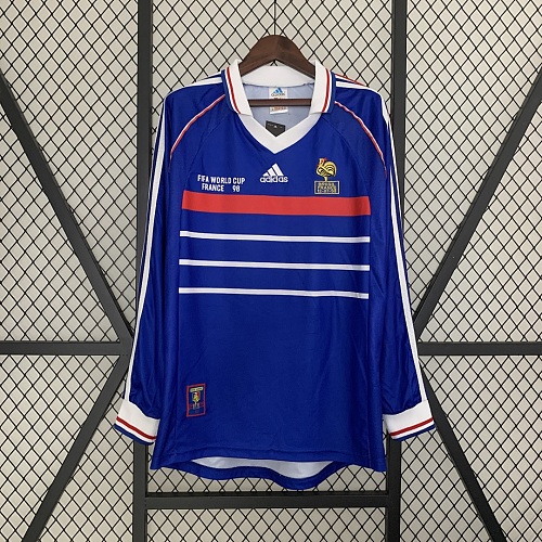 France Retro long sleeve France 1998 Home S-XXL