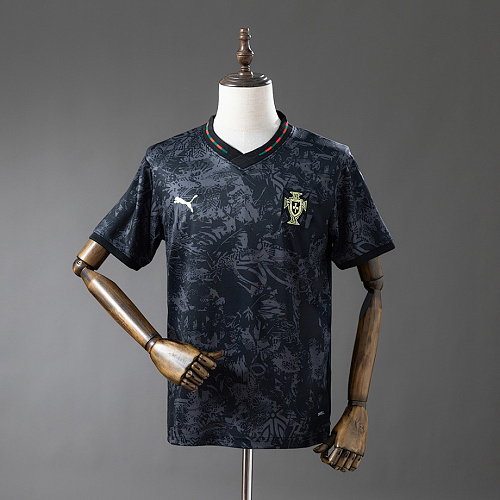 Portugal Portugal 2026 Commemorative Edition - Black Jersey S-XXL