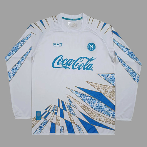 Napoli 25/26 Napoli Pre-Match Long Sleeve Soccer Jersey