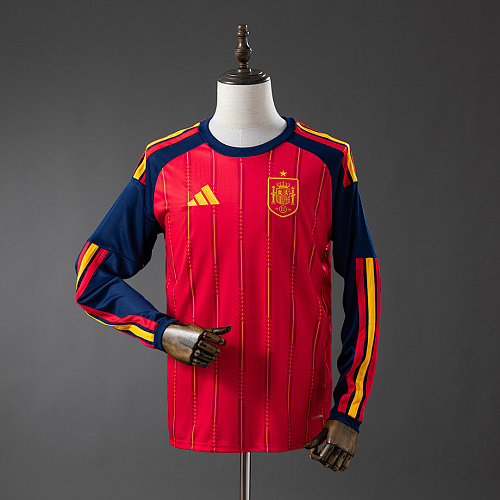 Spain Spain 2026 Home Long-Sleeve Jersey S-4XL