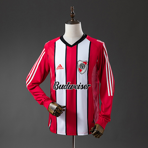 River Plate River Plate 03/04 Away Long Sleeve Retro Jersey S-XXL