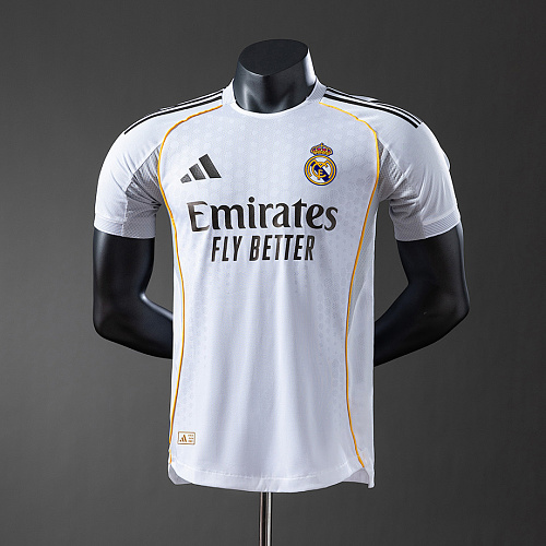 Real Madrid Real Madrid 25/26 player version Home Jersey S-4XL
