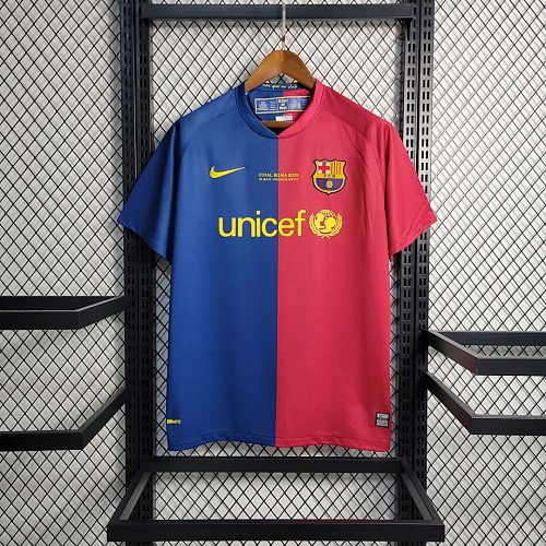 Barcelona Retro 08-09 Barcelona Home Size S-XXL
