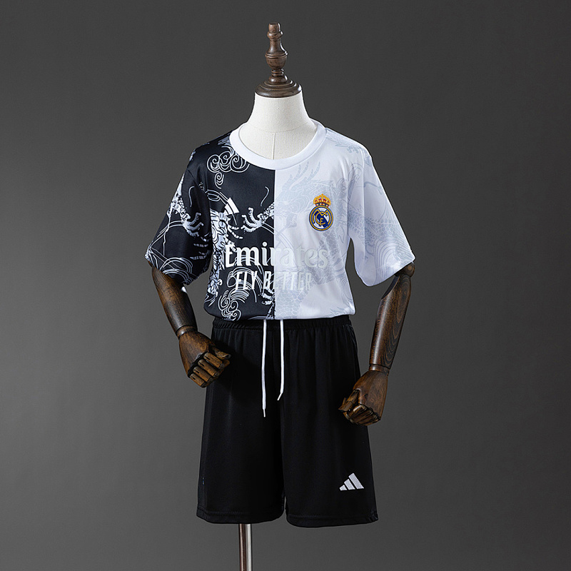 Real Madrid Real Madrid 25/26 Dragon-Special Edition kids kit Jersey size:16-28
