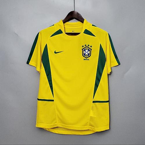 Brazil Retro 2002 Brazil home S-XXL