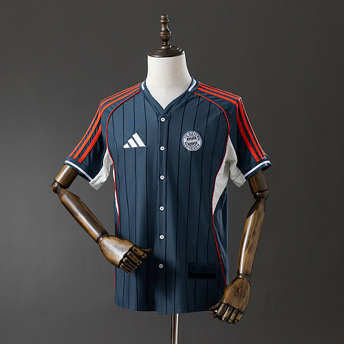 Bayern Munich 25/26 Bayern Munich Baseball Jersey S-4XL
