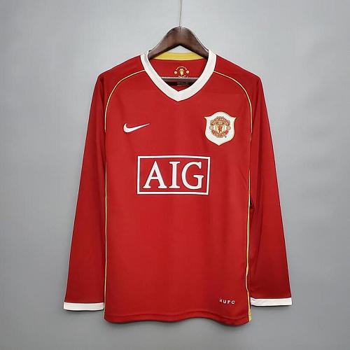 Manchester United Retro 06/07 M. United Long sleeve home S-XXL