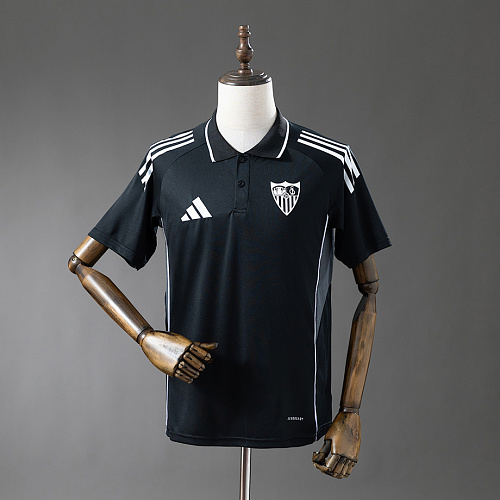 Sevilla Sevilla 25/26 POLO - Black Sizes S-4XL