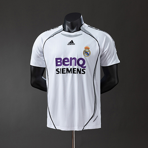 Real Madrid Real Madrid 06/07 Player Version Retro Home Jersey S-3XL