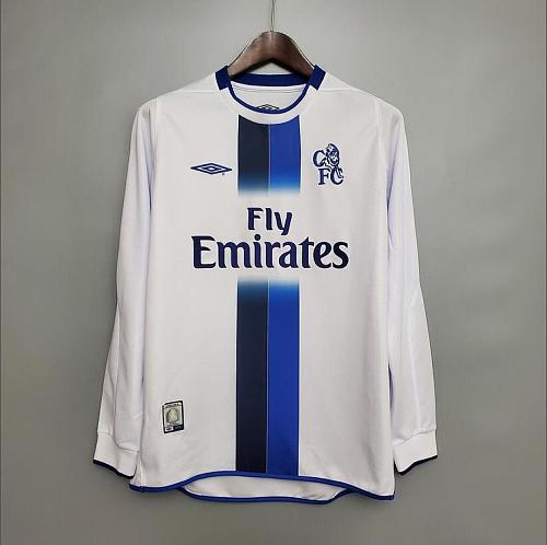 Chelsea Retro long-sleeved 03/05 Chelsea away S-XXL