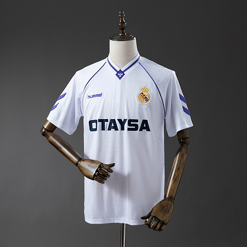 Real Madrid Real Madrid 90/91 Home Retro Jersey S-XXL