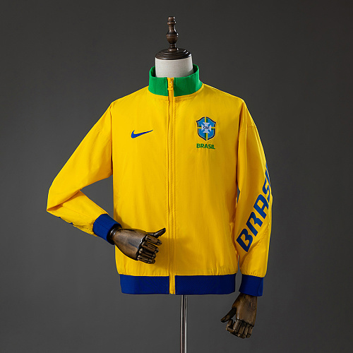 Brazil Brazil Sportswear Jacket Coat Windbreaker S-XXL
