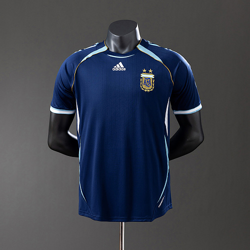 Argentina Argentina 2006 Away Player Version Retro Jersey S-3XL