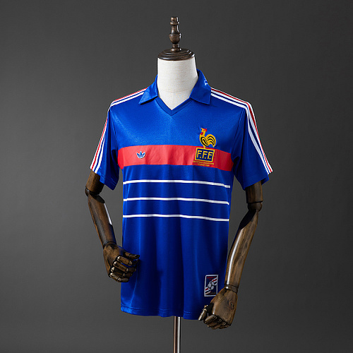France France 1984 Home Retro Jersey S-XXL