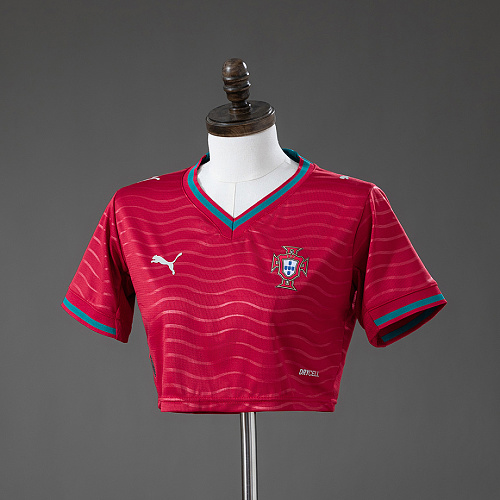 Portugal Portugal 2026 Home Women's Crop Top Style Jersey S-XXL