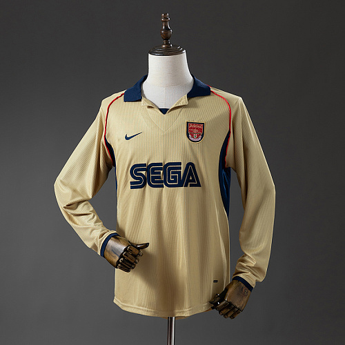 Arsenal Arsenal 01/02 Away long sleeve Retro Jersey S-XXL