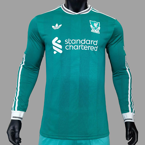Liverpool 25/26 Liverpool Third Long Sleeve Player Version Soccer Jersey