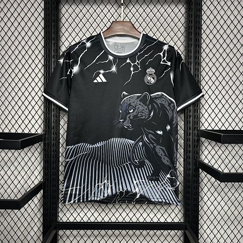 Real Madrid Real Madrid 2024/25 Special Edition Black Jersey S-XXL