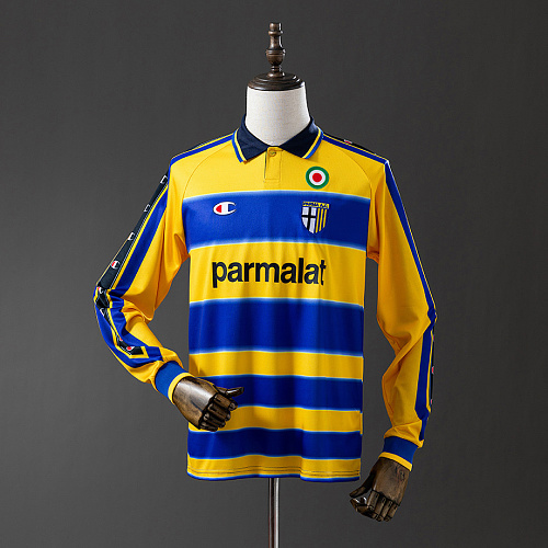 Parma Calcio Parma Calcio 99/00 Home Long Sleeve Retro Jersey S-XXL