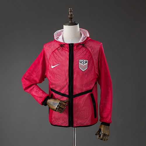 United States USA 2026 Men's Football Anthem Jacket - Red S-XXL