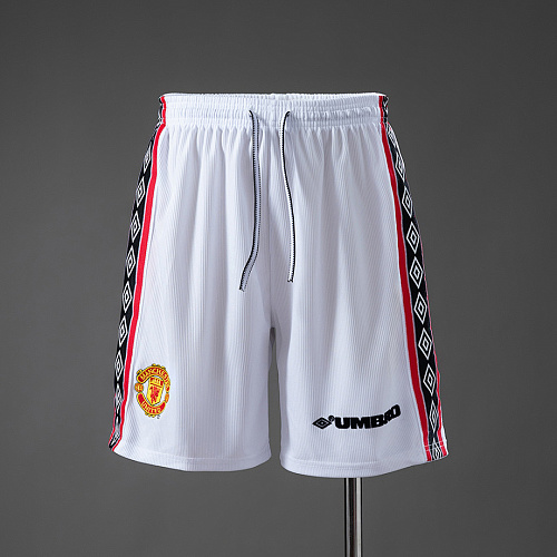 Manchester United M-U 1998 Home Retro Shorts S-XXL
