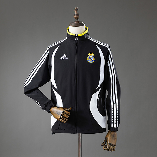 Real Madrid Real Madrid 06/07 Windbreaker - Black S-XXL