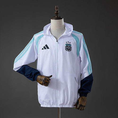 Argentina Argentina 2026 All Weather Jacket Windbreaker - White S-XXL
