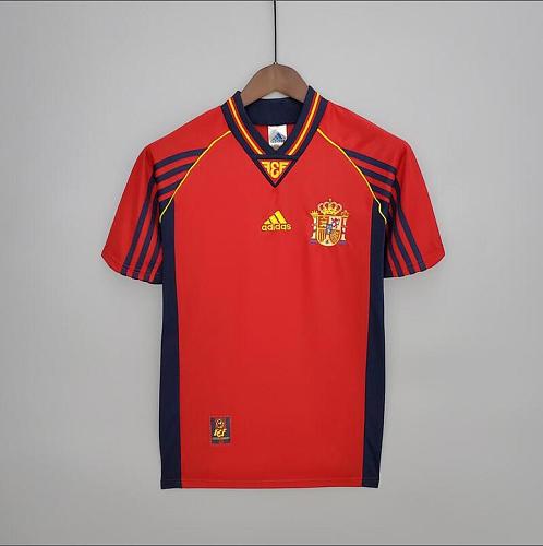 Spain Retro 1998 Spain home S-XXL