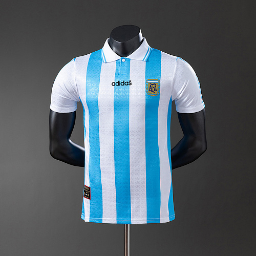 Argentina Argentina 1994 Home Player Version Jersey S-3XL