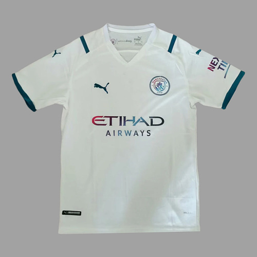 Manchester City 20/21 Manchester City Away Retro Soccer Jersey