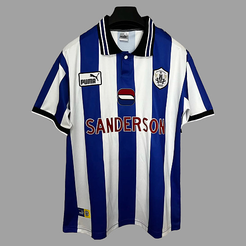 Sheffield Wednesday 97/98 Sheffield Wednesday Home Retro Soccer Jersey