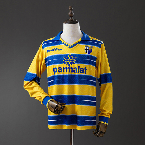 Parma Parma 98/99 Home Long Sleeve Retro Jersey S-XXL