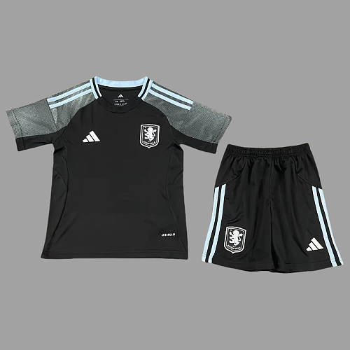 Aston Villa 25/26 Aston Villa Away Kids Soccer Jersey Size 16-28