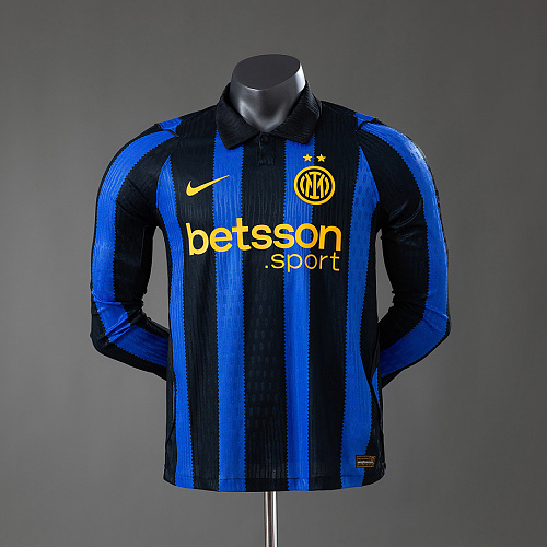 Inter Milan Inter Milan 26/27 Home Player Version Long Sleeved Jersey S-3XL